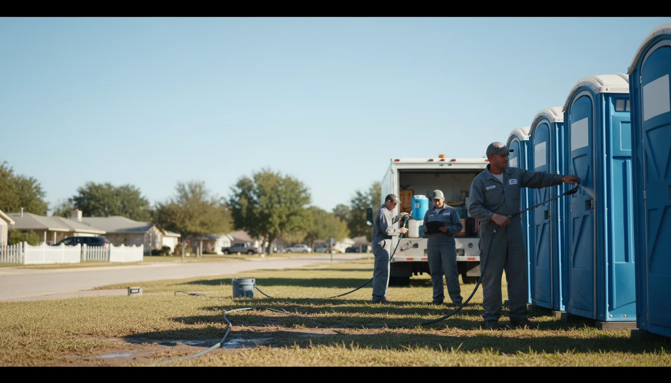 Long-Term Portable Toilet Rental in Cedarbluff, MS near me